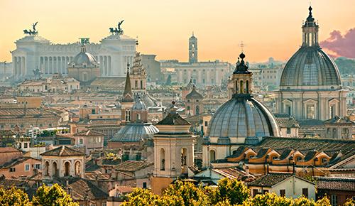 サンタンジェロ城からの眺め/ローマ