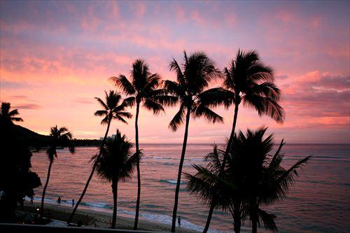 Hawaii   毎日眺めても飽きることない美しいサンセット