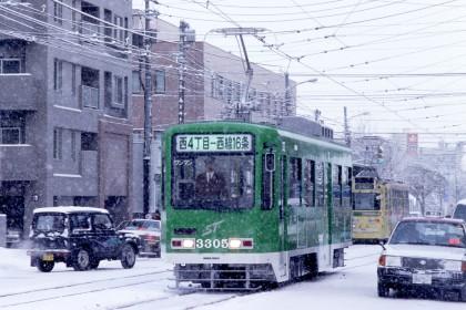 【札幌】冬の市電 /イメージ（C）札幌観光協会
